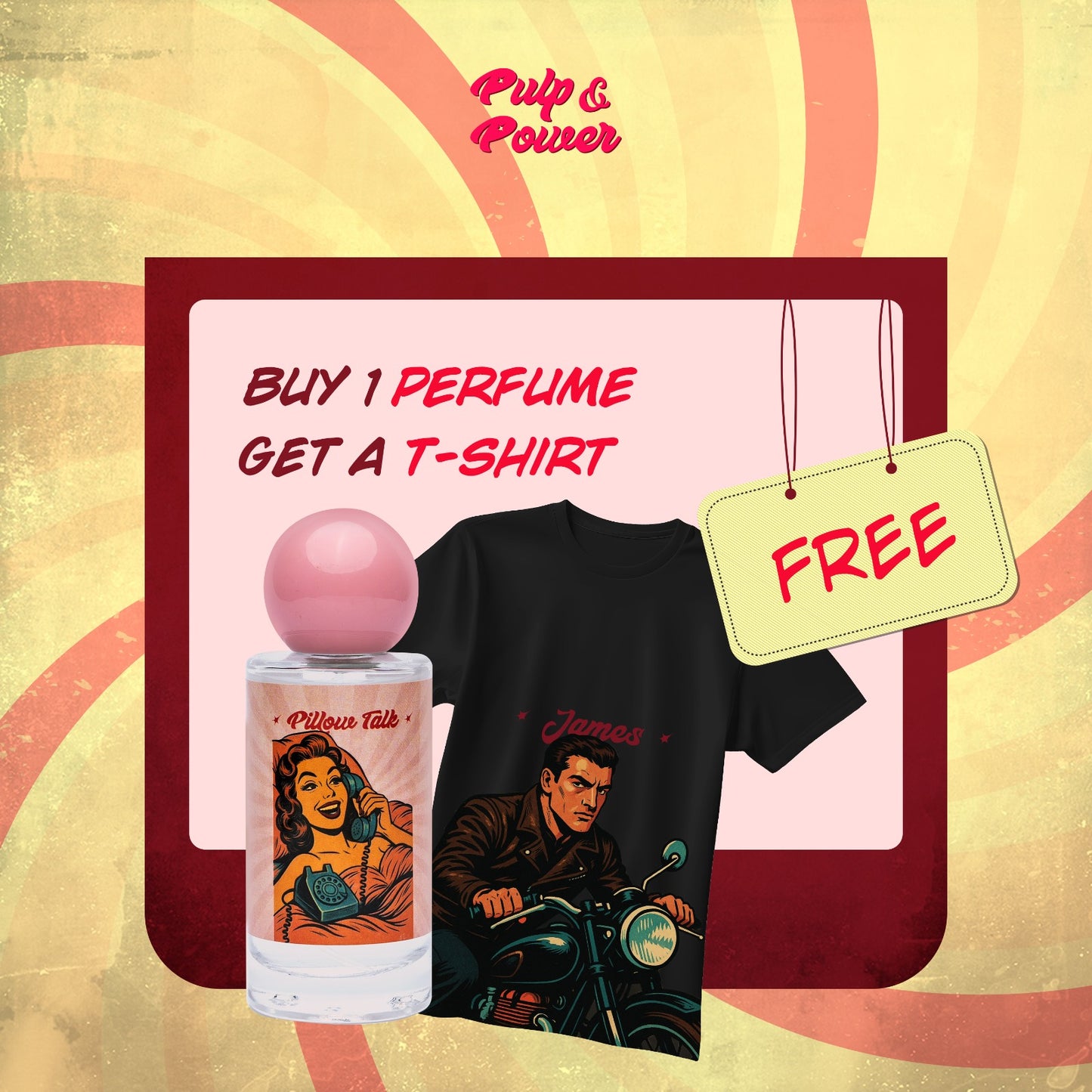Buy 1 Perfume β FREE T-Shirt