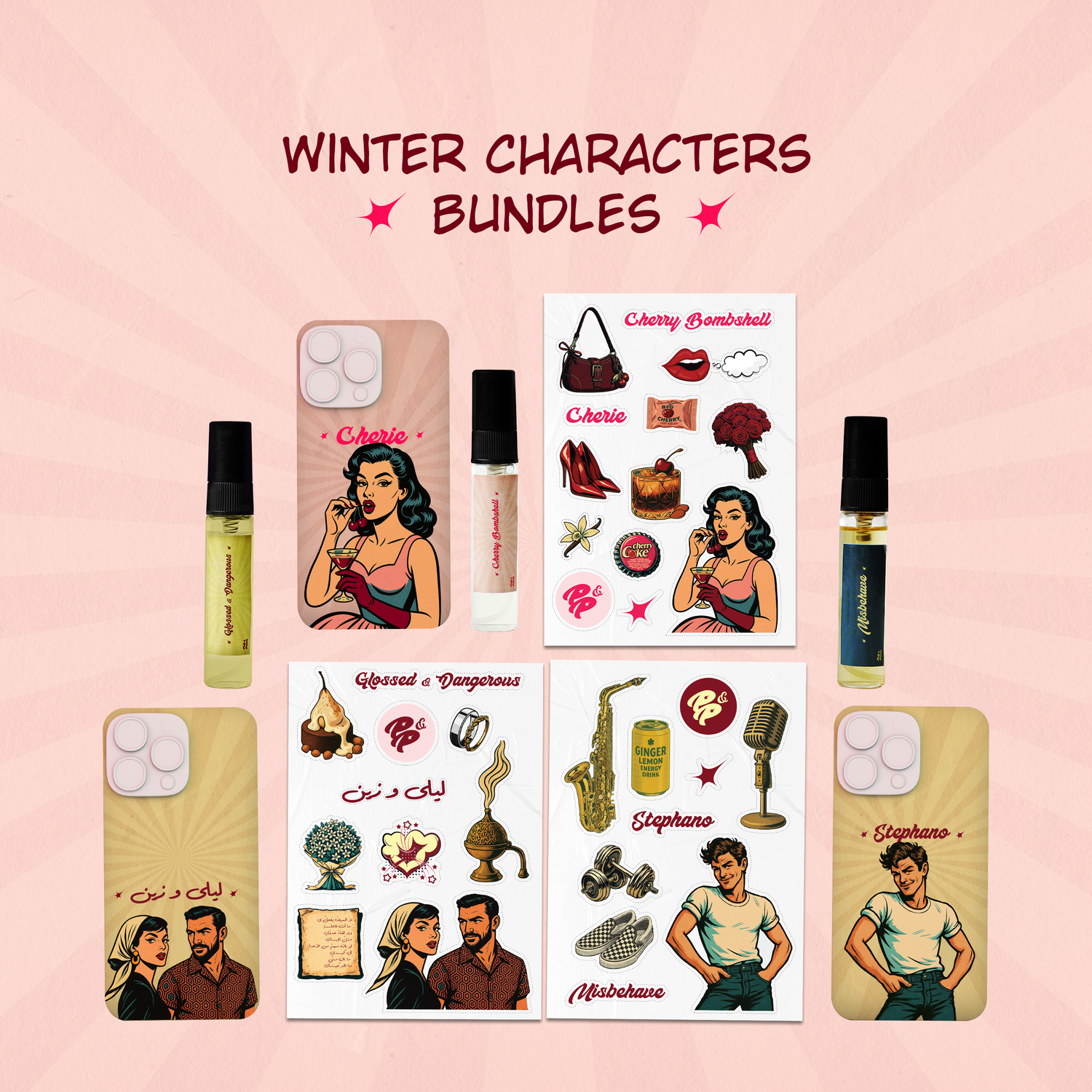 Winter character bundles