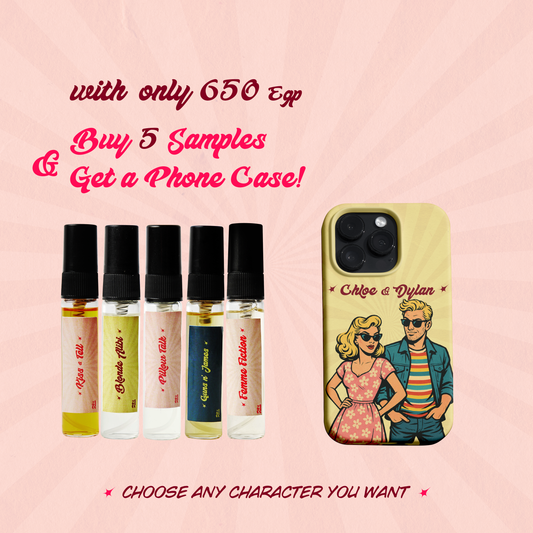 5 samples one phone case